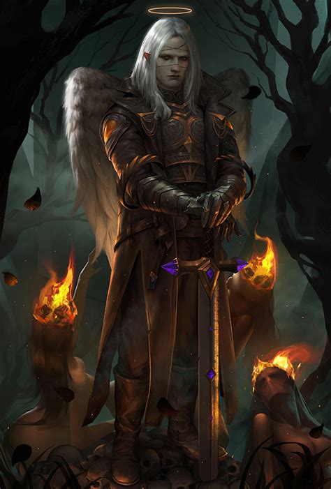 Aasimar Paladin Fantasy Art Dungeons And Dragons Characters