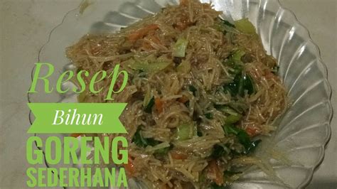Bumbu is the indonesian word for a blend of spices and it commonly appears in the names of spice mixtures, sauces. Resep Bihun Goreng sederhana #masakannusantara - YouTube