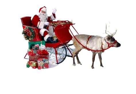 Santa Claus Sleigh Png Image Png All Png All
