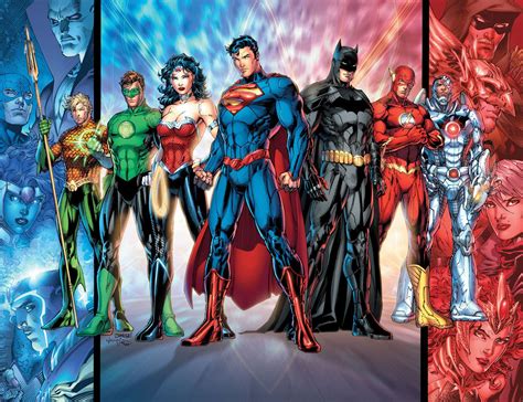 Artwork The Justice League By Jim Lee Rdccomics