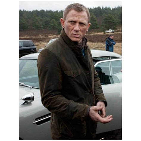 James Bond Skyfall Daniel Craig Veste Barbour Jacket Flj
