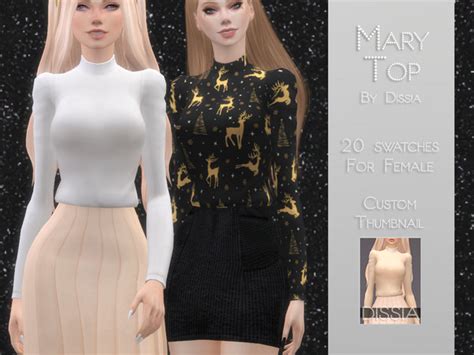The Sims Resource Mary Top