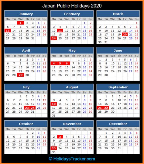 Public holidays in malaysia 2020. Japan Public Holidays 2020 - Holidays Tracker