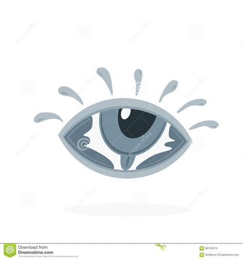 Hand Lettering Word Eye In Eye Stock Vector Illustration Of Concept