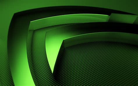 Wallpaper Video Games Logo Green Circle Nvidia Light Shape