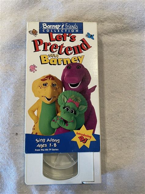 Barney And Friends Vhs Lets Pretend With Grelly Usa