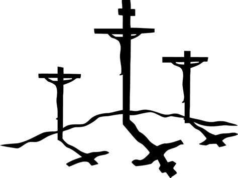 A collection of the top 48 jesus cross wallpapers and backgrounds available for download for free. Three crosses clipart - Clipground