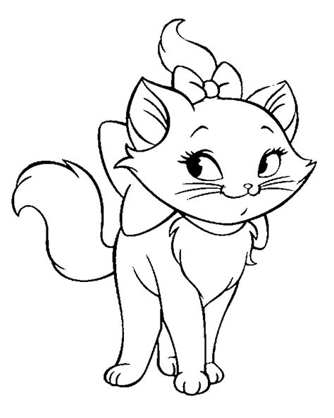Coloring Pages Disney Aristocats Marie