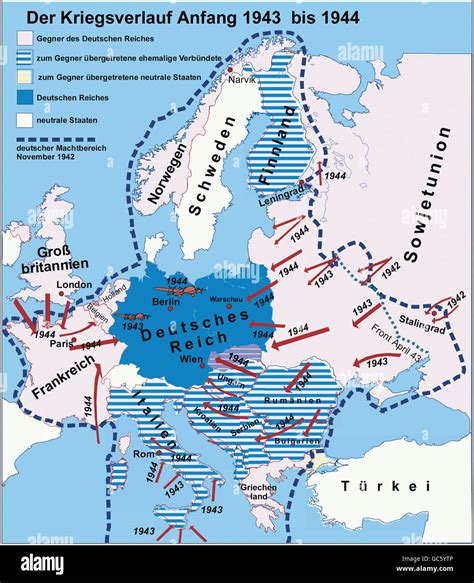 1943 Map Ww2