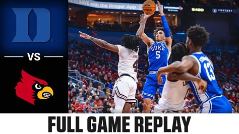 Duke Vs Louisville Full Game Replay 2023 24 Acc Mens Basketball