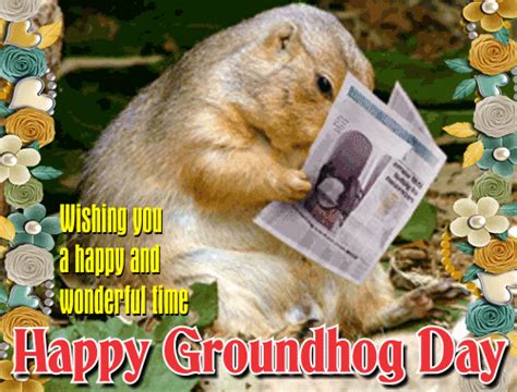A Groundhog Day Ecard Free Groundhog Day Ecards Greeting Cards 123 Greetings