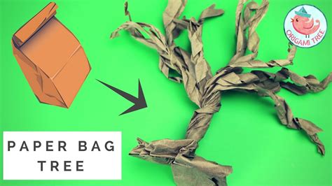 Paper Bag Tree How To Make A Paper Tree From A Brown Lunch Bag Easy