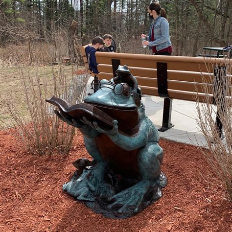 Frog Prince Reading Statue Randolph Rose Collection