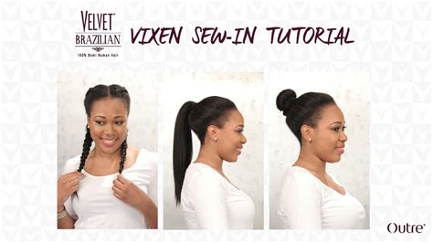 Vixen Sew In Tutorial With Velvet Brazilian Youtube