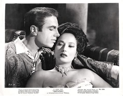 Charles Korvin And Merle Oberon In Temptation 1946 Directed By Irving Pichel Merle Oberon