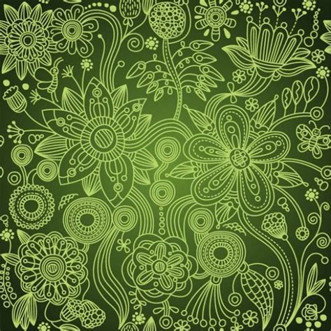 Free 10 High Res Beautiful Green Floral Wallpaper Patterns In Psd Ai