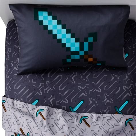 Pin By Tiffany Hinkson On Minecraft In 2021 Minecraft Bedding