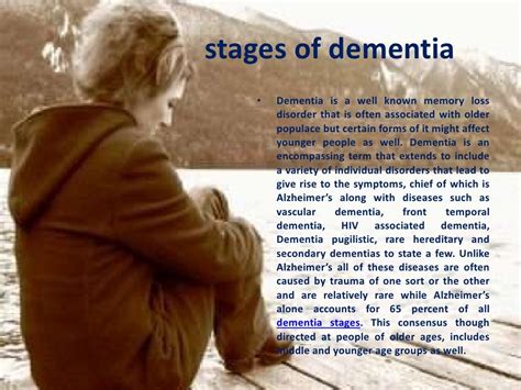 Stages Of Dementia
