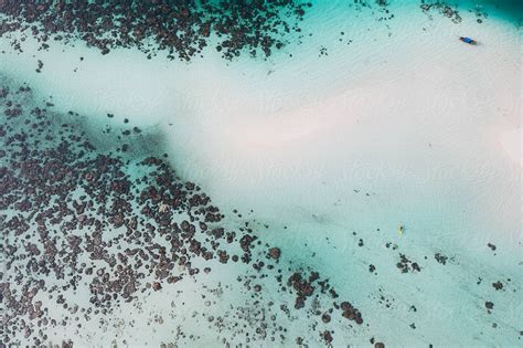 Coral Bleaching Seen From The Air Del Colaborador De Stocksy Jovana