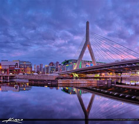 Boston City Downtown Td Garden At The Stadium By Bridge Hdr Photography By Captain Kimo