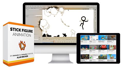 Stick Figure Animation Course By Alan Becker 40 Video Lessons