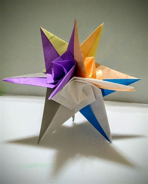 Make Fantastic Spiral Star Origami Instructions Make An Origami