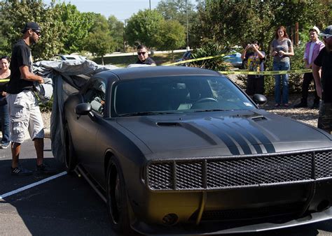 Tim Duncan Unveils Punisher Car