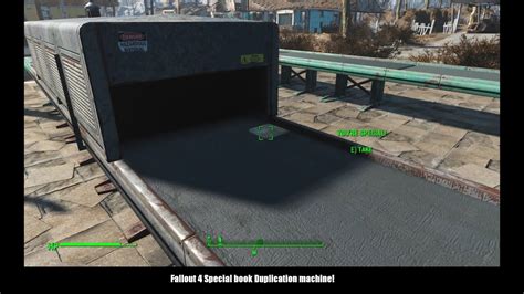 Fallout 4 Special Book Duplication Machine Youtube