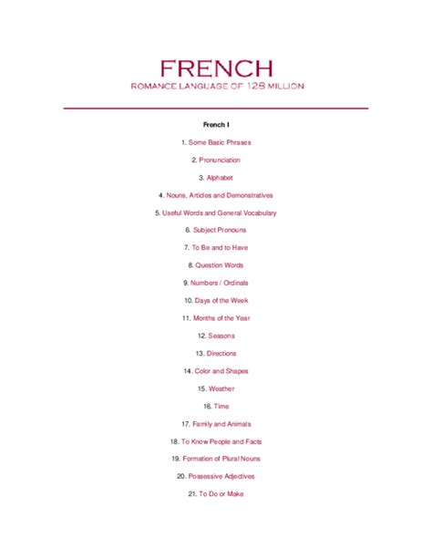 (PDF) Basic French | tom cscd - Academia.edu