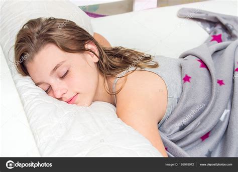 The Beautiful Girl Sleeping On A Rose Flower Illustra