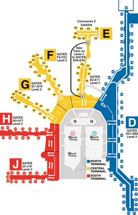 Barcelona Airport Terminal Gate Map