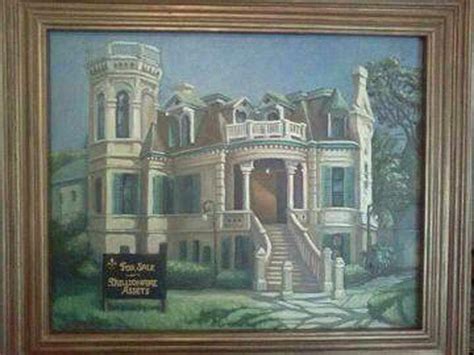 Trube Castle In Galveston Painting By Cheryl Mcclendon Pixels
