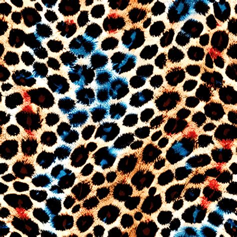 Leopard Print Tie Dye Pattern · Creative Fabrica