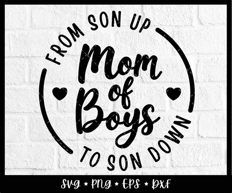 Mom Of Boys From Son Up To Son Down Svg Boy Mama Svg Mom And Etsy Canada