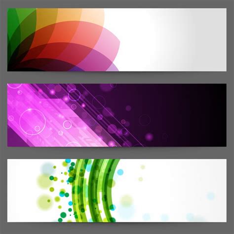 Abstract Design Banners Free Vector Graphics All Free Web Resources