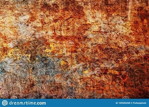 Rust On Steel Plate Rusty Metal Texture Stock Photo Image Of Iron