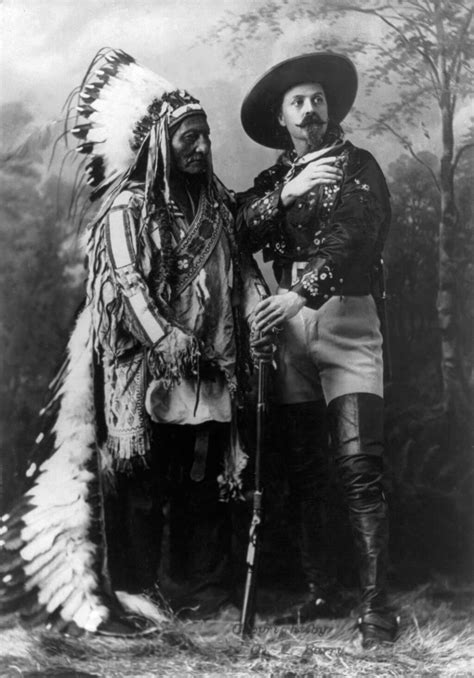 Portrait Of Sitting Bull And Buffalo Bill Habilitate