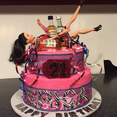 21 Birthday Cake Drunk Barbie