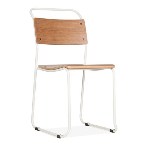Finde diesen pin und vieles mehr auf interesting things. Bauhaus Industrial Weiß Stapelbarer Stuhl ...