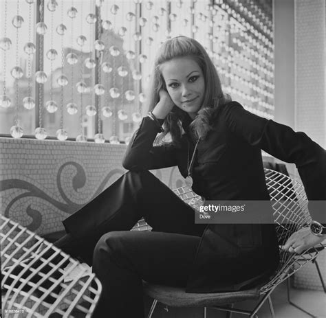 French Actress Claudine Auger London Uk 22nd April 1968 News Photo