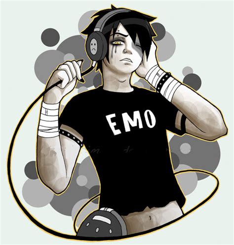 drawn emo goth and punk art fan art 29022015 fanpop
