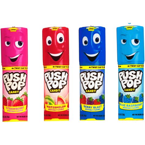 Buy Push Pop Individually Wrapped Summer Lollipop Variety Party Pack