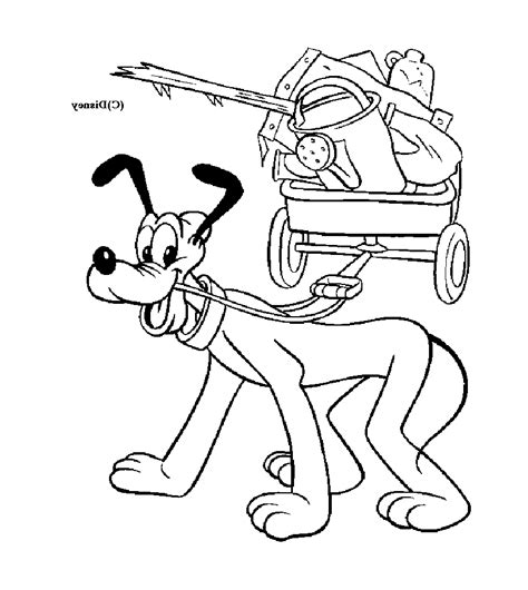 Pluto To Color For Children Pluto Kids Coloring Pages