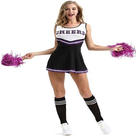High School Girl Cheerleader Costume Cheer Uniform Cheerleading Dress