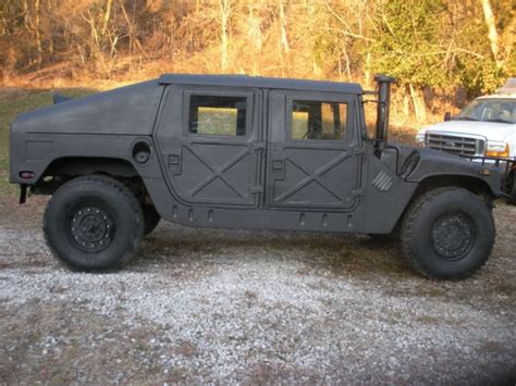 1989 Humvee Slant Back With Turret Hummer H1 Military Humvee For Sale