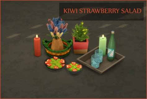 Kiwi Strawberry Salad At Icemunmun Sims 4 Updates