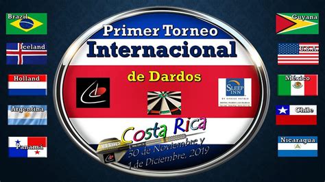 Primer Torneo Internacional De Dardos Costa Rica Dardoses El Punto