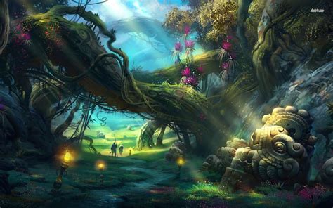 Follow Me Fantasy Mystical Forest Magic Forest Magical Forest