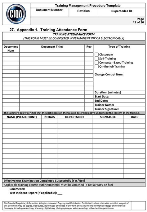 How To Fill A Training Record Form As Per Cgmp Requirements