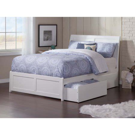 Beatrice white full xl bed. Rosebery Kids Twin XL Storage Platform Bed in White ...